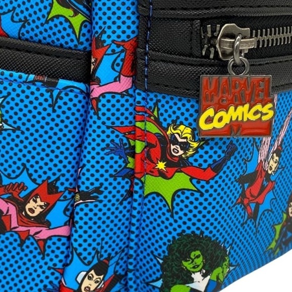 NWT Loungefly Exclusive Women of Marvel Bag - Hard Tag - Picture 6 of 6